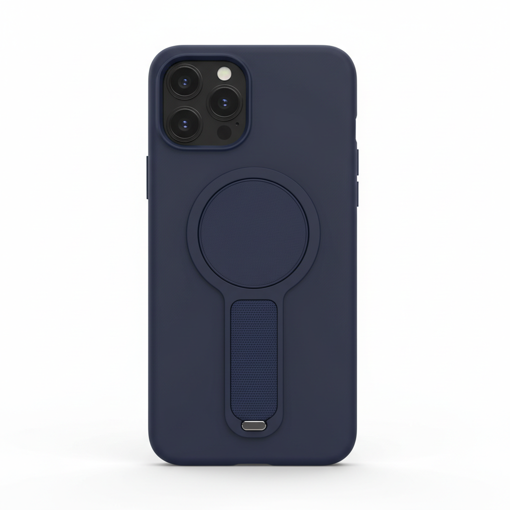 Coque smartphone avec grip magnétique